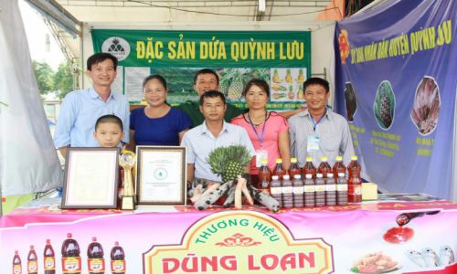 Quỳnh Lưu tập trung xây dựng thương hiệu sản vật địa phương