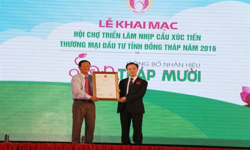 Nhãn hiệu Sen Tháp Mười nâng cao giá trị những sản phẩm từ sen