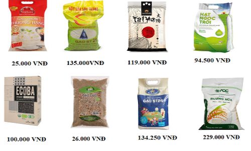 So sánh giá bán lẻ các loại gạo tiêu thụ trong nước và top 5 các loại gạo được xem là ngon nhất Việt Nam.